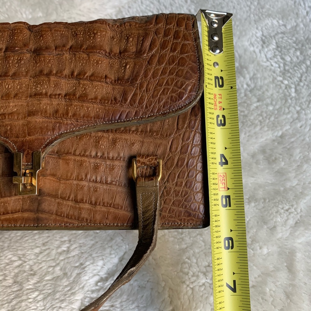 Vintage Croco Sauvage by Lucille de Paris handbag - Picture 7 of 8